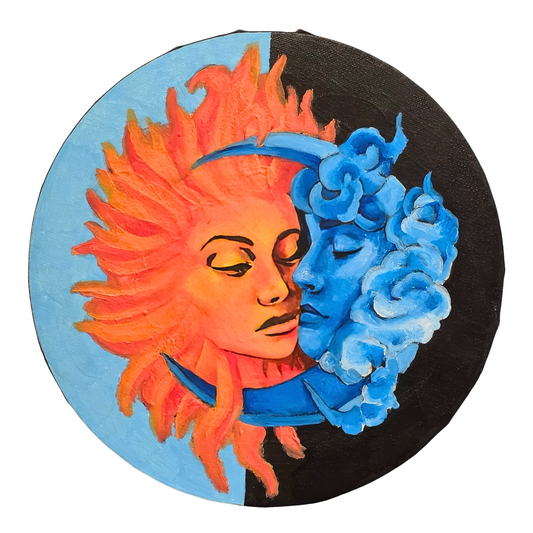 Original Fine Art Painting | "Night and Day" - Acrylic on Canvas